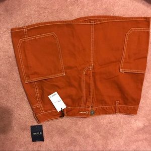 Burnt orange skirt NWT